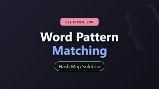 Word Pattern Matching - LeetCode 290 Explained (Python Solution)