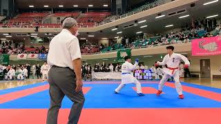 男子団体組手 国士舘大学vs拓殖大学 第65回関東大学空手道選手権大会