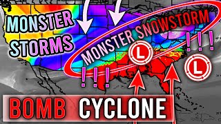 Upcoming MONSTER Storms... HUGE Snowstorm, Severe Weather, Arctic Air