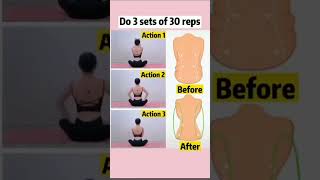 🔥💪At Home Perfect Back Shape Exercise For Women🏋‍♀️🔥 | Fitness Adda #shorts #youtubeshorts