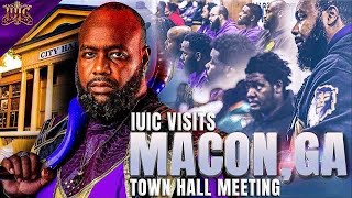 #IUIC || IUIC Visits Macon, GA Town Hall Meeting