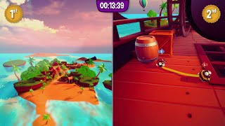 Fling to the Finish Gameplay 🐌 PS5 - Co-op platforming