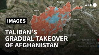 The Taliban's increasing hold over Afghanistan | AFP