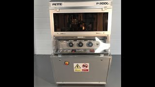 Fette P2000 Tablet Press