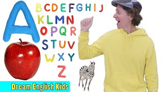 A-Z Let's Say The Alphabet | Phonics Song | ASL Signing Song