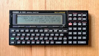 Casio AI-1000 Pocket Lisp Computer from 1989