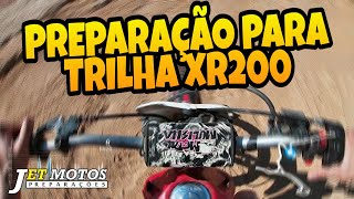 XR 200 de TRILHA PREPARADA / Trabalho para as CRF 230 e Tornado