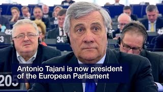 Antonio Tajani is the new European Parliament President