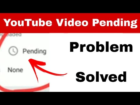 YouTube Video Upload Pending Problem। Upload Failed Can't Process File ...