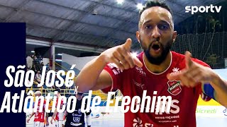 SÃO JOSÉ 0 X 4 ATLÂNTICO ERECHIM | GOLS | LIGA NACIONAL DE FUTSAL 2023 | sportv