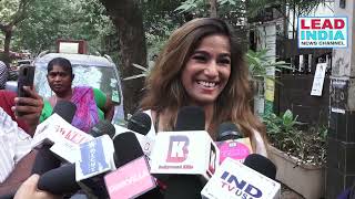 Actress Poonam Pandey Spotted  At Andheri In Glamorous Avatar