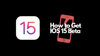 How To Get IOS 15 Dev Beta (NO COMPUTER)