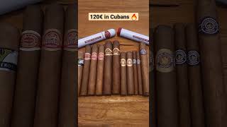 Spend 120€ on cuban sticks #cigar #habanos #cuba #zigarre #shorts #montecristo #Cohiba #cuban