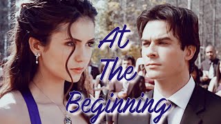 At The Beginning-Damon and Elena