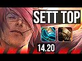 SETT vs CHO'GATH (TOP) | 2800+ games | NA Master | 14.20