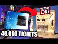 Quest to Win the PS4 at the Arcade!! (48,000 tickets)