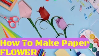 How To Make Paper Flower Easily at Home | DIY Crafts | Paper Crafts