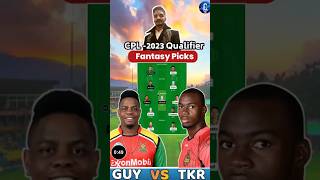 🔴GUY vs TKR Dream11 Team Prediction Today Match CPL Guyana Warriors vs Trinbago Dream 11 Team GL🔥 💙