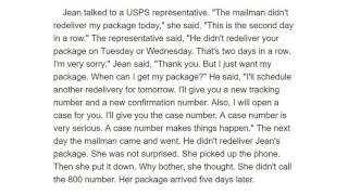 Easy English 190 - USPS Redelivery 4