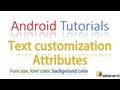 68  Android Text Customization Part 1 |