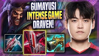 GUMAYUSI INTENSE GAME WITH DRAVEN! - T1 Gumayusi Plays Draven ADC vs Kalista! | Season 2022