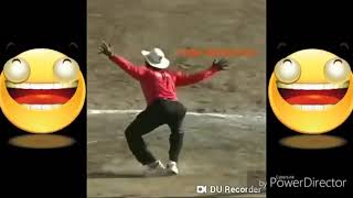Billy bowden funny   Umpire dance   Cricket dance   funniest umpire   just fun channel number 1
