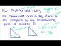 Introduction to Geometry - 17 - Congruent Triangles HL