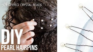 How to Make Simple Pearl Hairpins