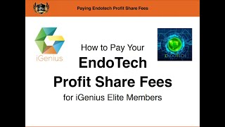 How To Pay EndoTech Profit Share Fee?