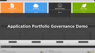 CAST Highlight – Application Portfolio Governance Product Demo