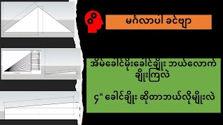 အိမ်ခေါင်မိုး အချိုး ဘယ်လောက်ချိုးကြလဲ​​​ ၄