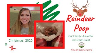 Super Easy Homemade Christmas Treat // Reindeer Poop // A Family Favorite // Christmas 2020