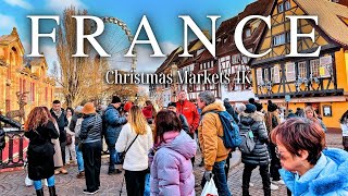 ☃️❄️ Magical Walk through Ribeauvillé 🎄The Christmas Charm of Alsace in 4K 👀