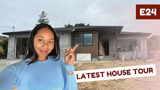 E24 | Updated House Tour | 1 Month Left of Construction | Renovation Tour | Remodel Home Update