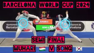 [SEMI FINAL] Eszter MUHARI 🇭🇺 v  SONG Sera 🇰🇷 | Barcelona Grand Prix 2024