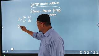 DETERMINAN MATRIKS PART 1 (CARA MENENTUKAN DETERMINAN)