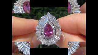 GIA Estate 5.72 ct UNHEATED Natural VVS Red Ruby Diamond PLATINUM Vintage Ring