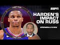 Stephen A. doesn't like how James Harden's arrival is impacting Russell Westbrook 😧 | First Take