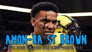 Most SAVAGE High School Wide Receiver EVER! Amon-Ra St. Brown CAREER HIGHLIGHTS: USC WR (Mater Dei)