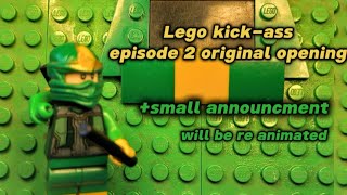 Lego kick-ass episode 2 opening teaser+short announcement