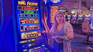 Bonus WINS Galore on the NEW Big Hunt Slot Machines!!