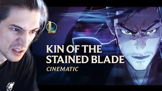 xQc Reacts to Kin of the Stained Blade | Spirit Blossom 2020 Cinematic - League of Legends | xQcOW