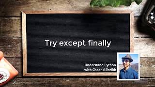 36. Try except finally | Errors Handling | Python Tutorials for Beginners
