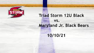 12u Black vs Maryland Jr. Black Bears 10/10/21