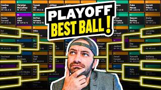 NFL Playoff Best Ball Strategy + Drafting Juggernaut Teams!