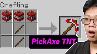 ខ្ញុំអាចបង្កើត PickAxe TNT ក្នុង Minecraft