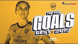 Top 5 Arsenal Women Goals | Miedema, Mead, Little | Best of 2019 compilations
