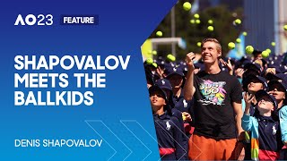 Denis Shapovalov Meets the AO23 Ballkids | Australian Open 2023