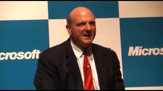 【Q＆A】Microsoft Steve Ballmer Speech in Tokyo