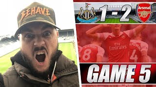 Newcastle 1 v 2 Arsenal - What A Brilliant Goal By Xhaka - Matchday Vlog